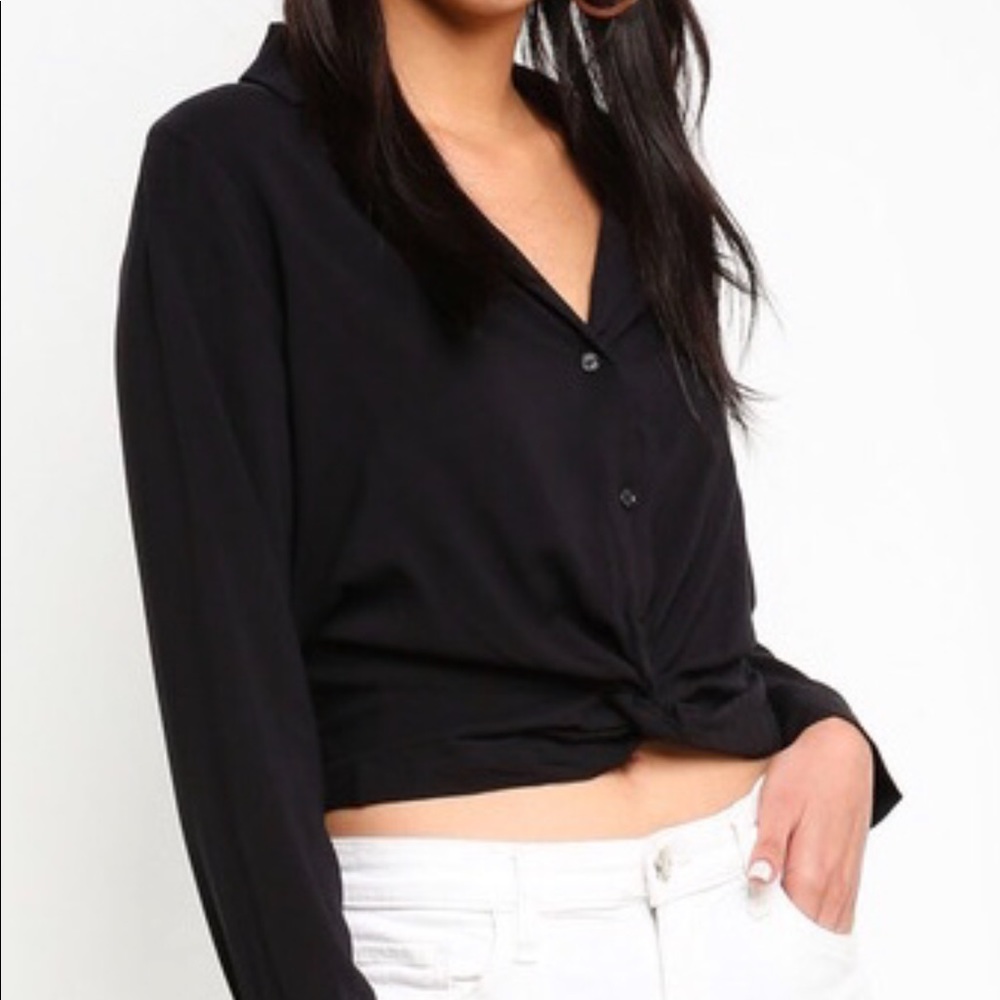 Whitney Twist Front Blouse